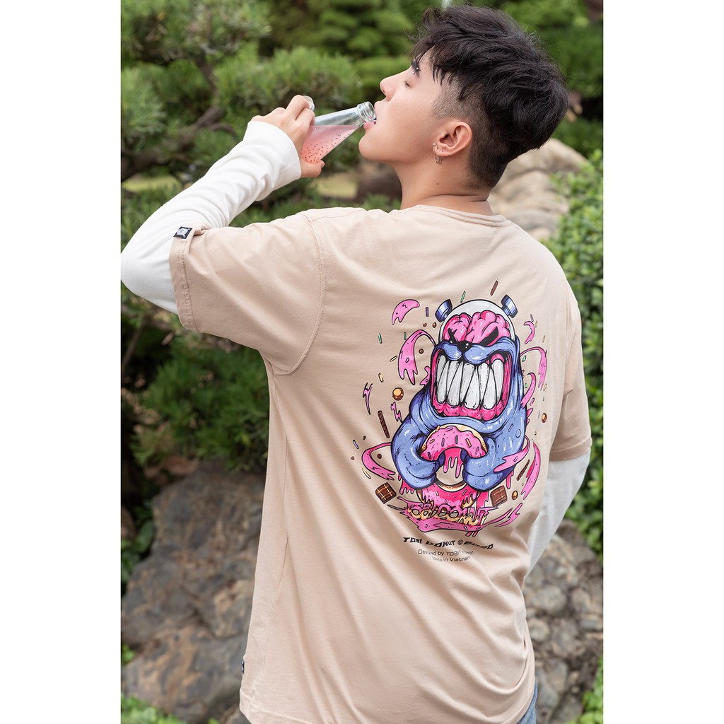 Áo thun tay lỡ TOBI Donut UNISEX | BigBuy360 - bigbuy360.vn