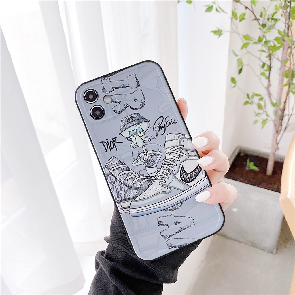 Ốp lưng iphone Gray Cartoon bóng cạnh vuông 6/6plus/6s/6splus/7/7plus/8/8plus/x/xr/xs/11/12/13/pro/max/plus/promax