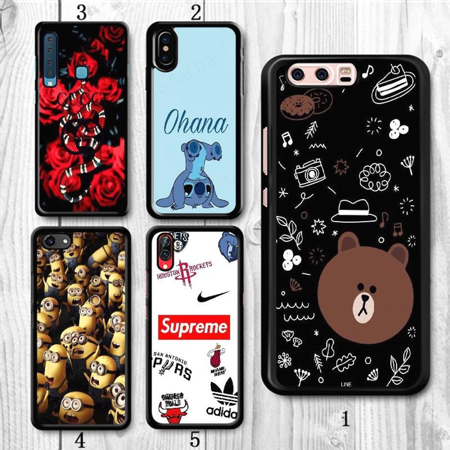 Ốp lưng in hoạt hình dễ thương cho Samsung Note 5 8 9 S6 S4 S5 S8 S7 S10 S9