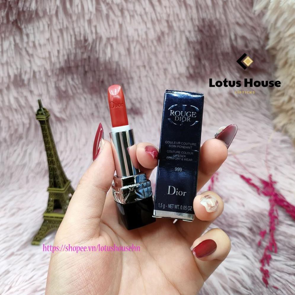 Son Dior Rouge Dior mini 1.5g mềm mại tự tin vô cùng sang chảnh