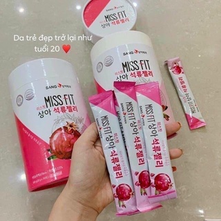 Thạch lựu bổ subg collagen đẹp da sanga miss fit