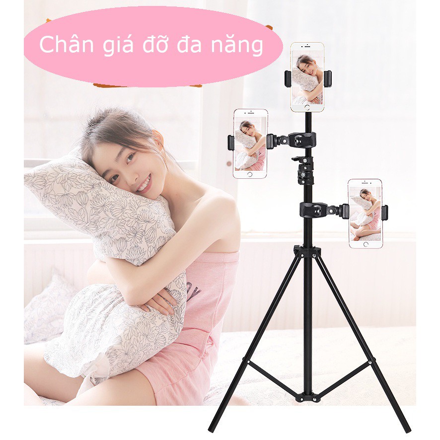 Gậy di động 3 chân đa năng cho camera, máy ảnh máy đo thân nhiệt