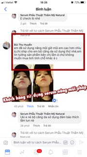Serum nâng mũi Pháp