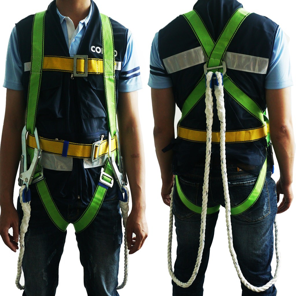 Dây bảo hộ toàn thân hai móc to + chống sốc bảo hộ