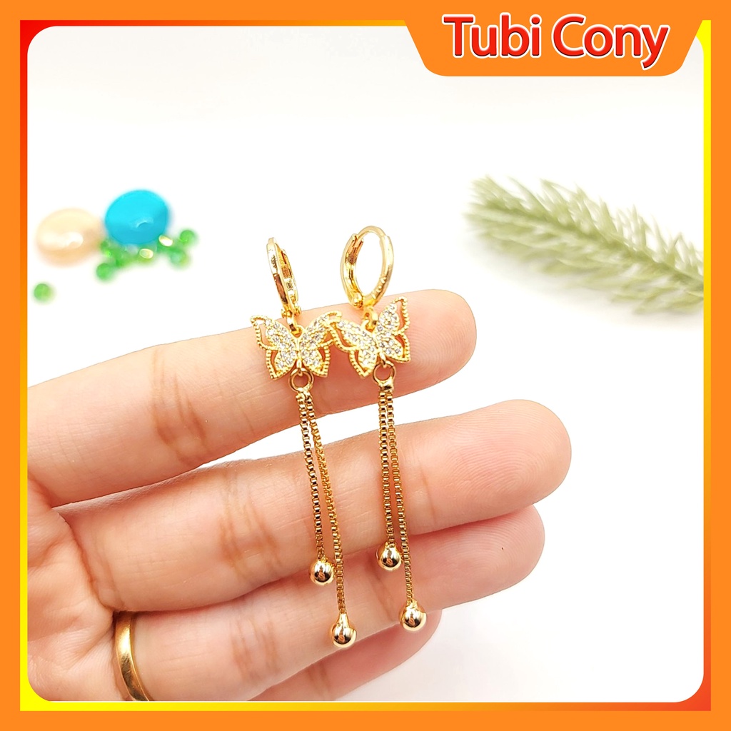Đôi bông tai nữ mạ vàng tua dài Mẫu 06 - 90.033.110922 - Bao đổi trả trong 07 ngày - TCH