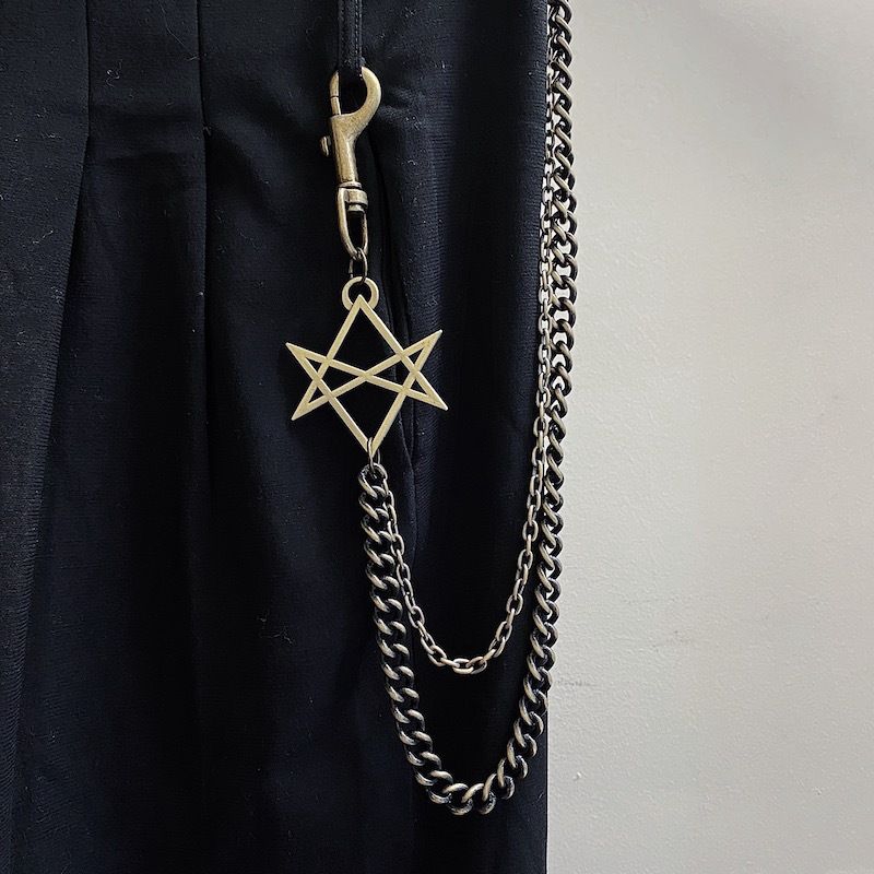 Dây mắt xích gắn quần trang trí hình ngôi sao phong cách HipHop sành điệu