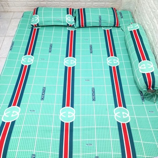 Bộ drap thun hàn quốc sọc gucci 4 món .