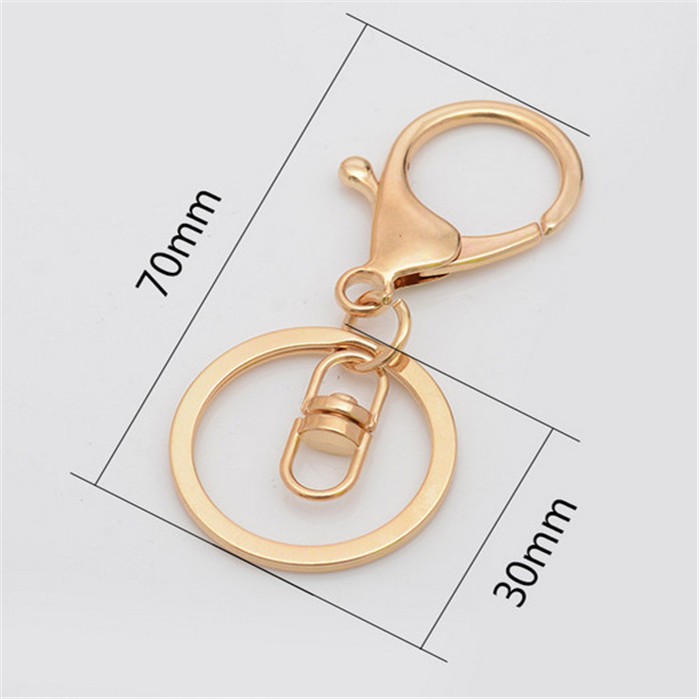 Set 2 móc khóa càng cua 30mm x 70mm