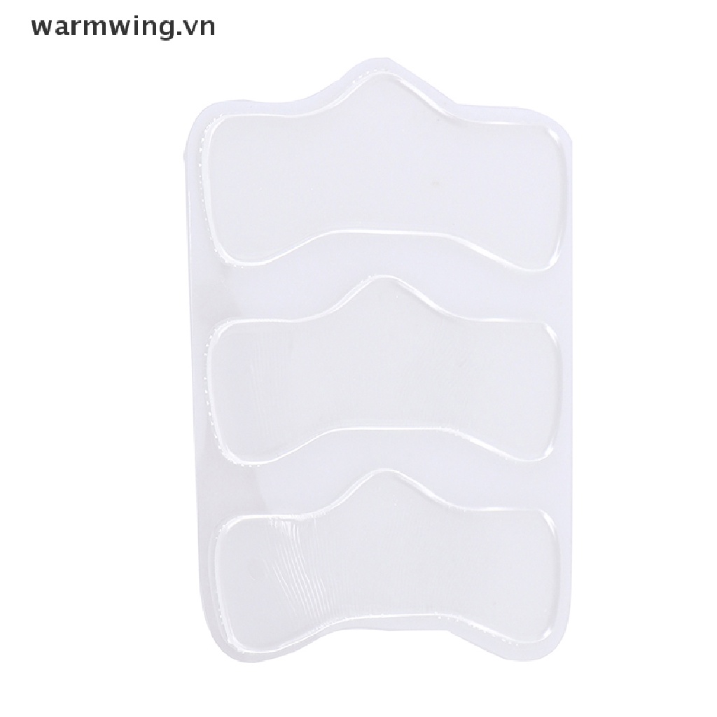 Set 3 Miếng Dán silicone Làm Ấm Da Mặt Và Mũi Chống Nếp Nhăn Có Thể Tái Sử Dụng