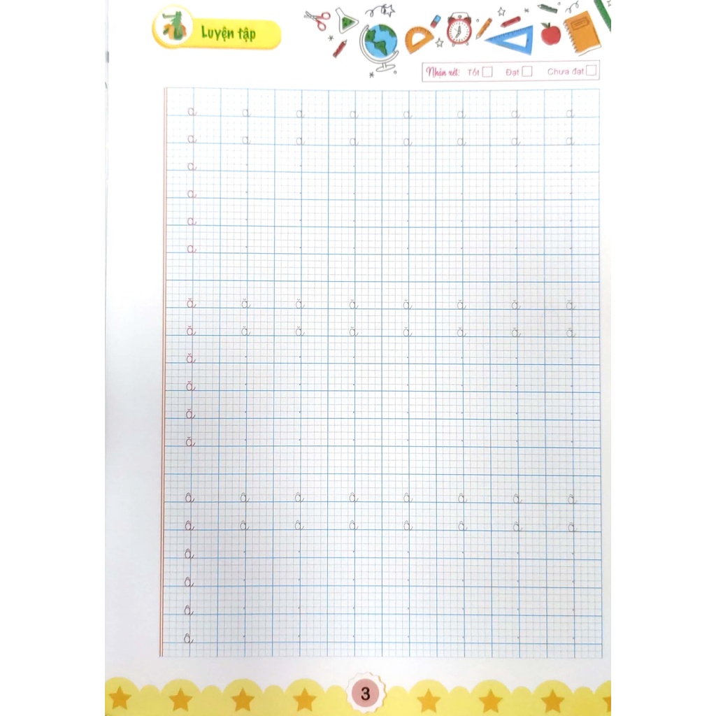 Sách Luyện Viết Theo Mẫu Chữ Nhỏ - Chữ Thường, Chữ Hoa (Dành Cho Học Sinh Tiểu Học)