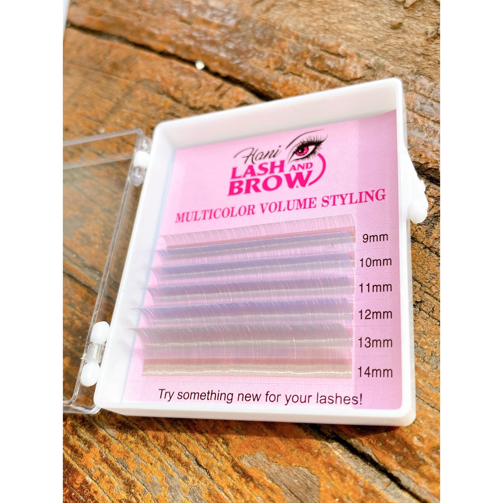 Mi Màu 9-14mm, 39k/Khay siêu xinh - Lông Mi Khay Mi Màu Hani