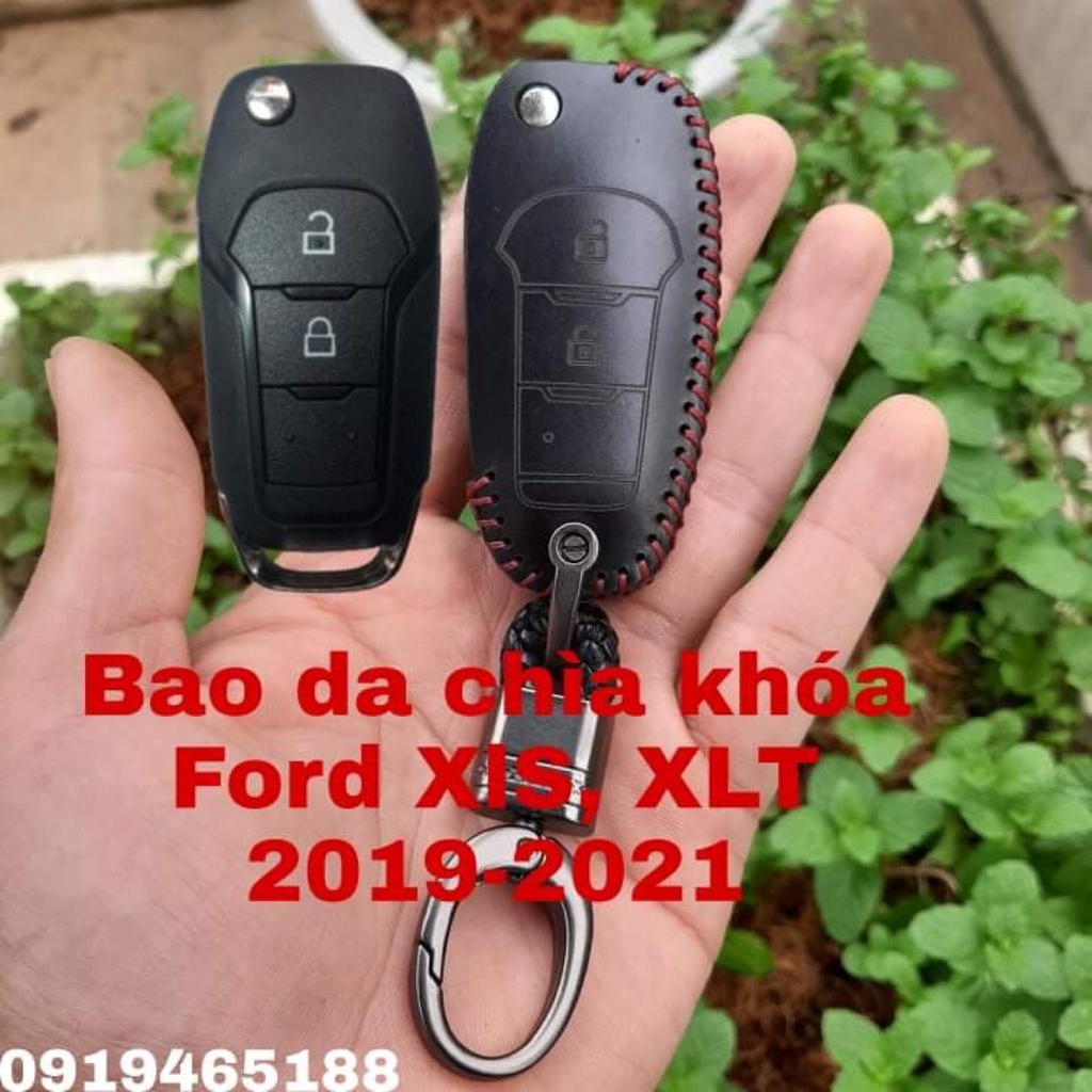 Bao Da Chìa Khóa Ford Ranger Wildtrak 2014-2017, XLS XLT 2018-2021[ Bảo hành 2 năm ]  Da bò 100%