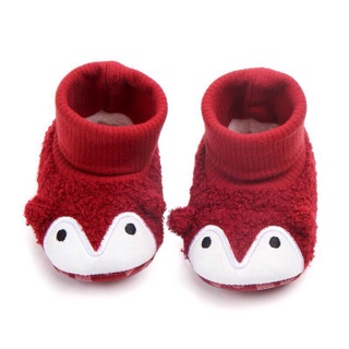 Giày tập đi cổ len 2 màu