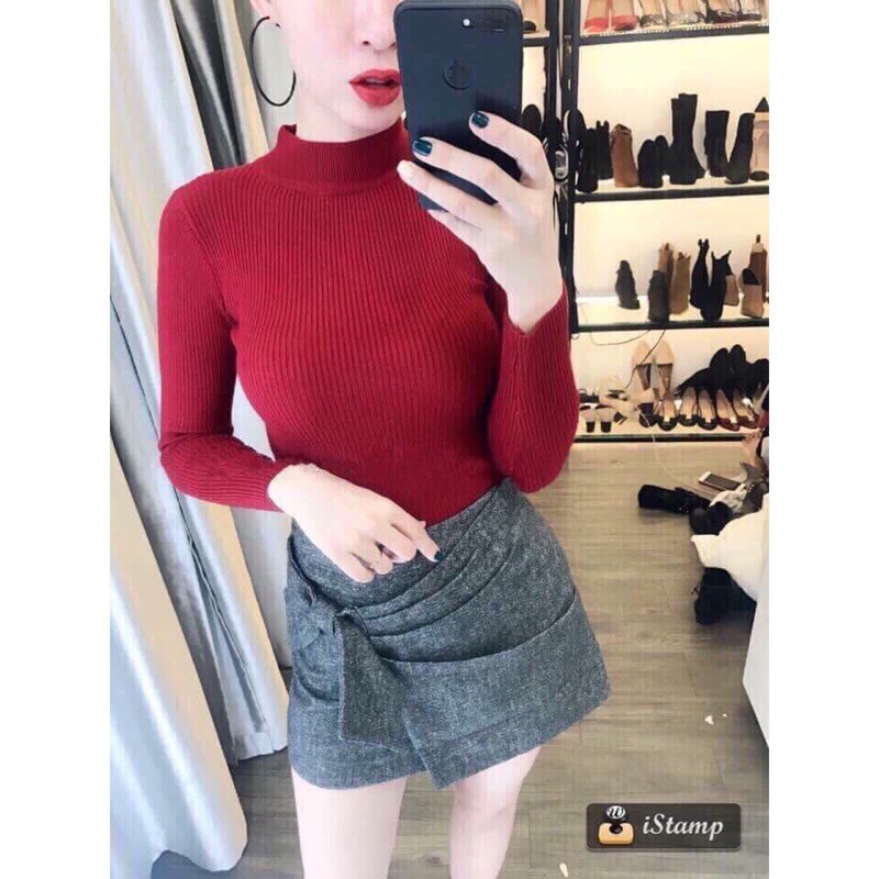 ÁO LEN TĂM CỔ 3 PHÂN NHIỀU MÀU SIÊU ĐẸP HÀNG QUẢNG CHÂU