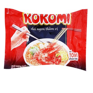 Mì Kokomi tôm chua cay gói 75g
