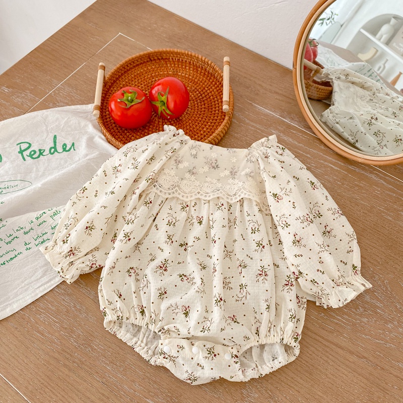 Jumpsuit DàI Tay Ren Hoa Cho Bé GáI