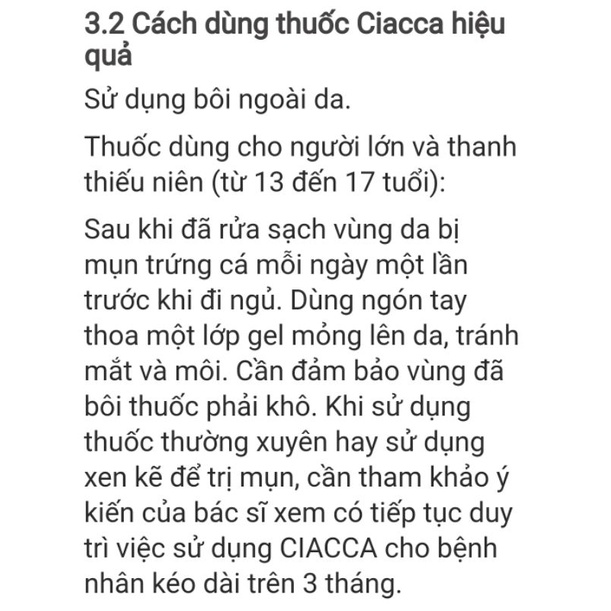 Dưỡng Da Mụn - CIAC CA GEL 10g | BigBuy360 - bigbuy360.vn