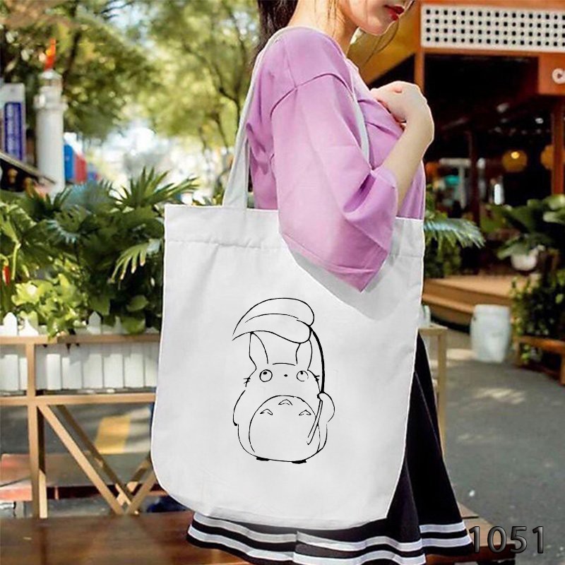 TÚI TOTE TRẮNG CHẤT VẢI CANVAS 1051 TOROTO CHE MƯA DỄ THƯƠNG HÀNG CHUẨN ĐẸP