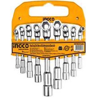 7-19mm bộ 9 chìa lục giác vặn góc chữ l ingco laswt0901
