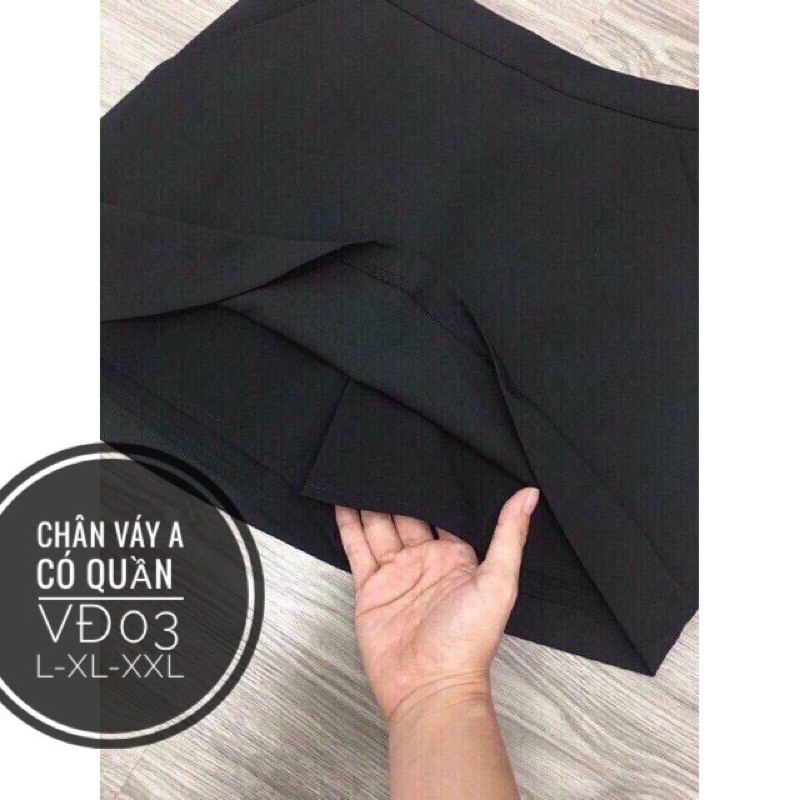 55-90kg Bigsize CHÂN VÁY A CÓ QUẦN VĐ03