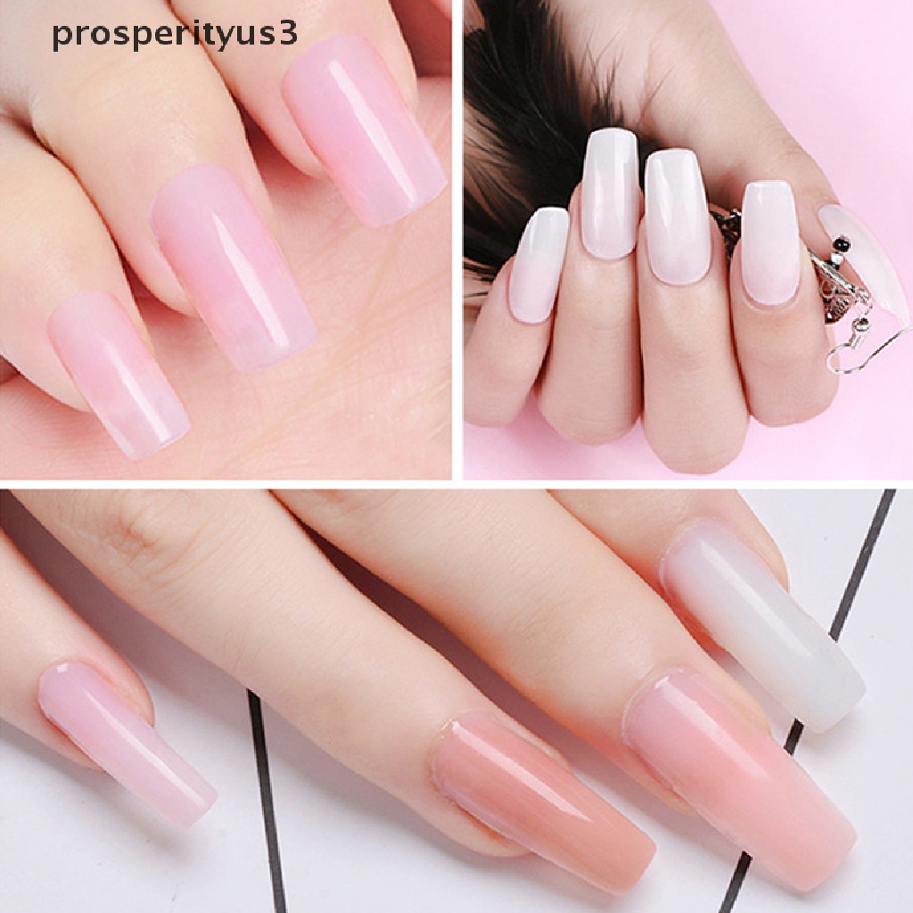 [prosperityus3] 7PCS Poly Extension Nail Gel Kit All For Manicure Set Fast Building Gel  Polish [new]