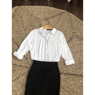 Áo sơ mi zara đính cườm