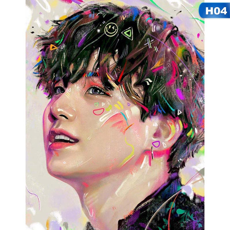 Poster Treo Tường In Hình Nhóm Nhạc Kpop Bts