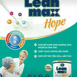 ✅ Sữa bột leanmax hope 900g dành cho bệnh nhân ung thư