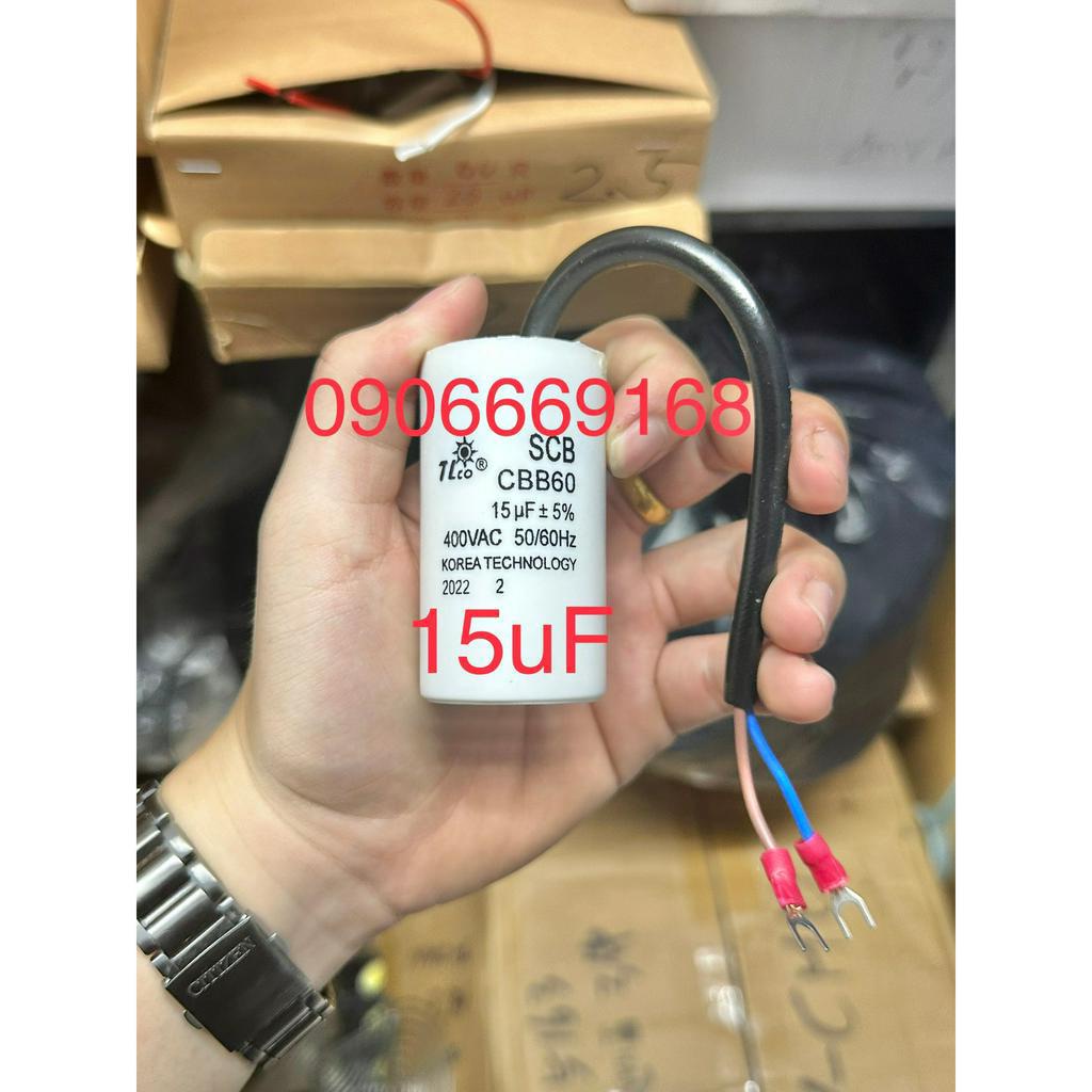 Tụ CBB60 10uF 15uF 20uF 25uF 30uF 40uF - 400VAC - Tụ Đề Khởi Động Mô Tơ