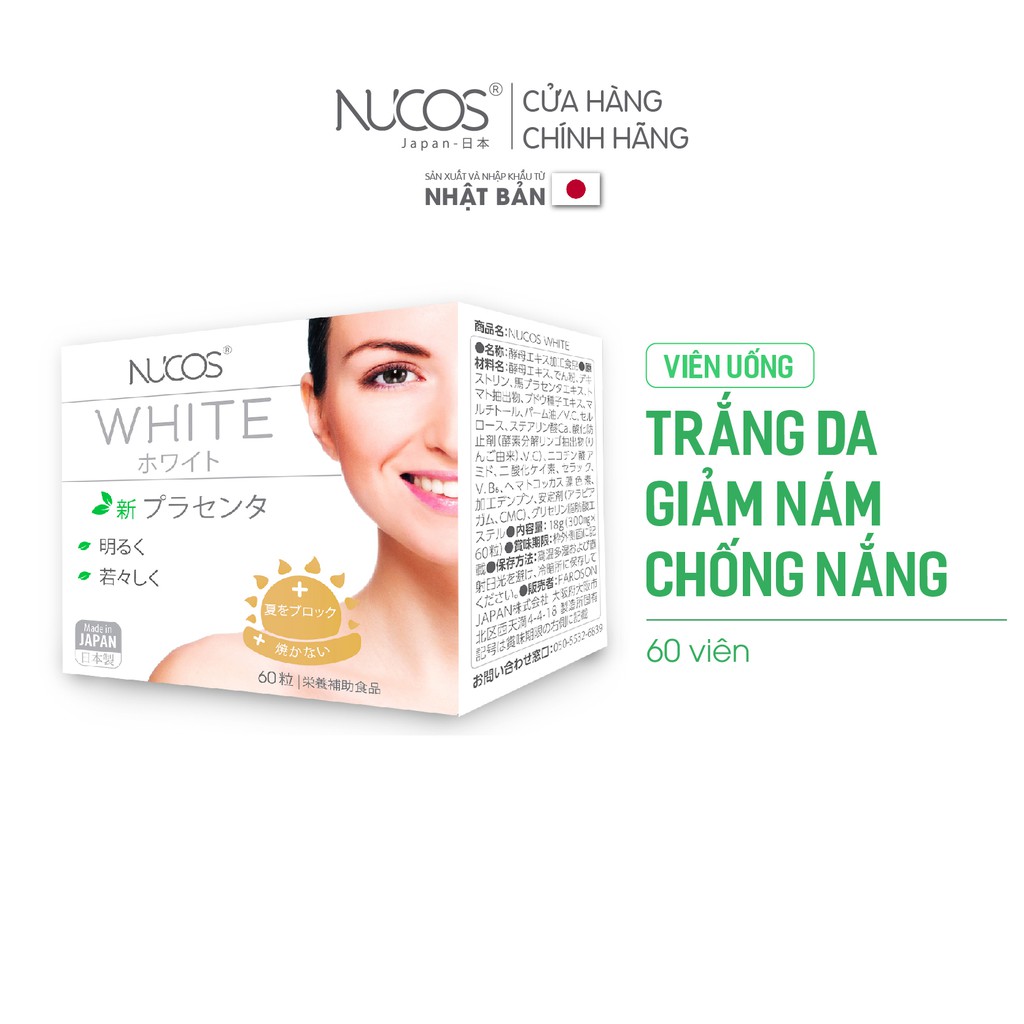 Nucos White - Viên uống trắng da giảm nám