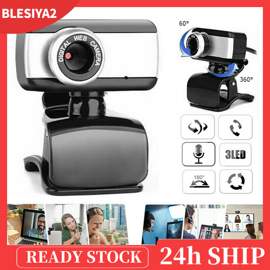 Webcam Hd Có Thể Xoay Được Dành Cho Pc / Laptop / Notebook / Máy Tính Bảng