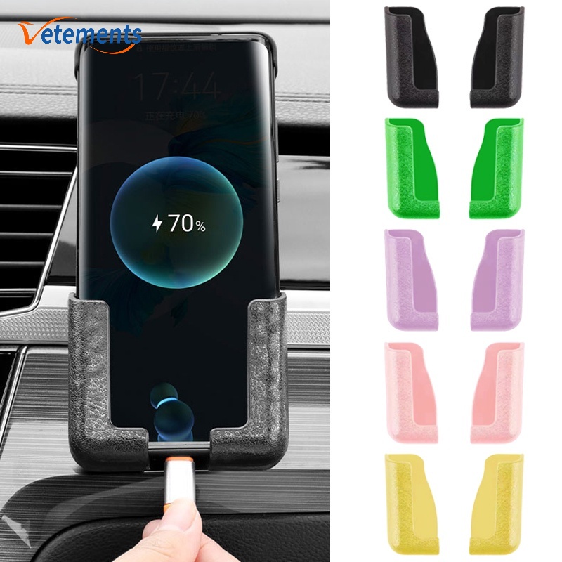 Giá Đỡ Điện Thoại / Thiết Bị Định Vị GPS Bằng Nhựa Tự Dính Điều Chỉnh Được Tiện Lợi Dành Cho Ô Tô