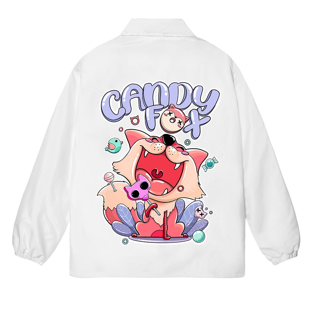 ÁO KHOÁC JACKET STREET FOX CANDY TRẮNG JK09