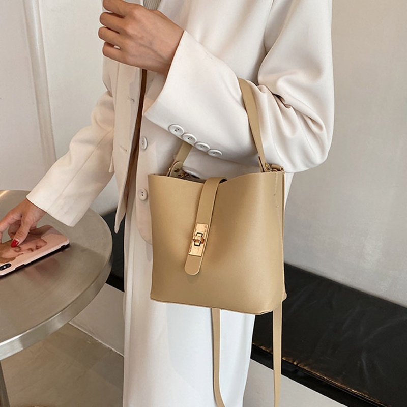 Túi Đeo Chéo Vai Bằng Da PU Thời Trang Sành Điệu Cho Nữ