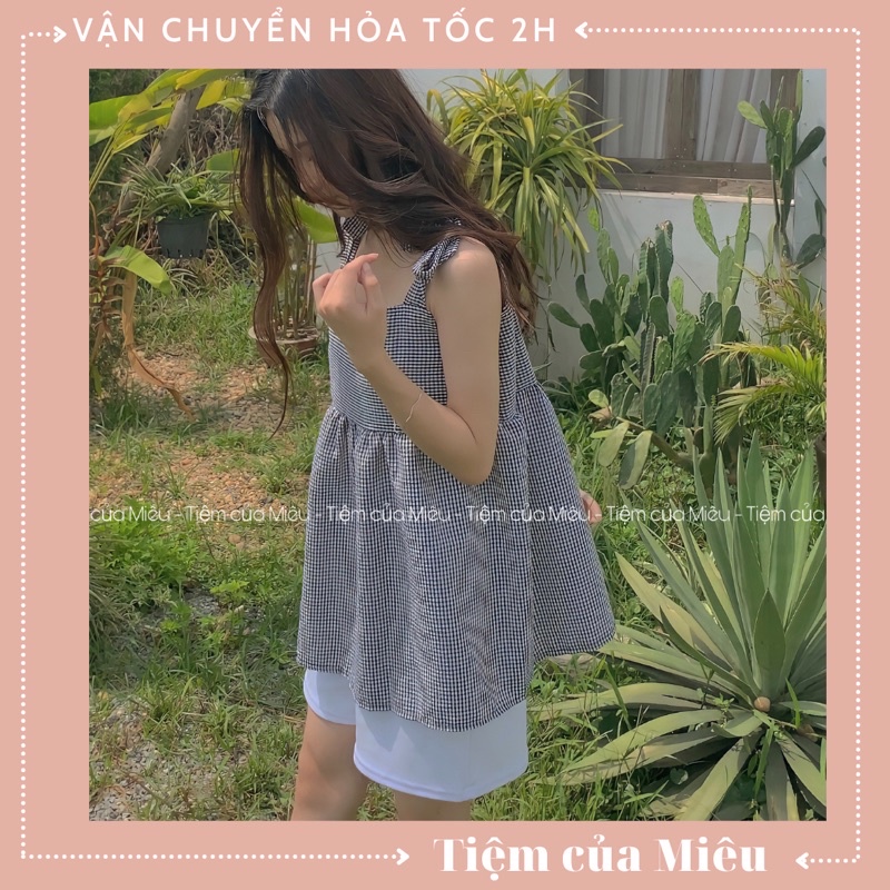 SET ÁO 2S KẺ MIX QUẦN SOOC TRẮNG | BigBuy360 - bigbuy360.vn