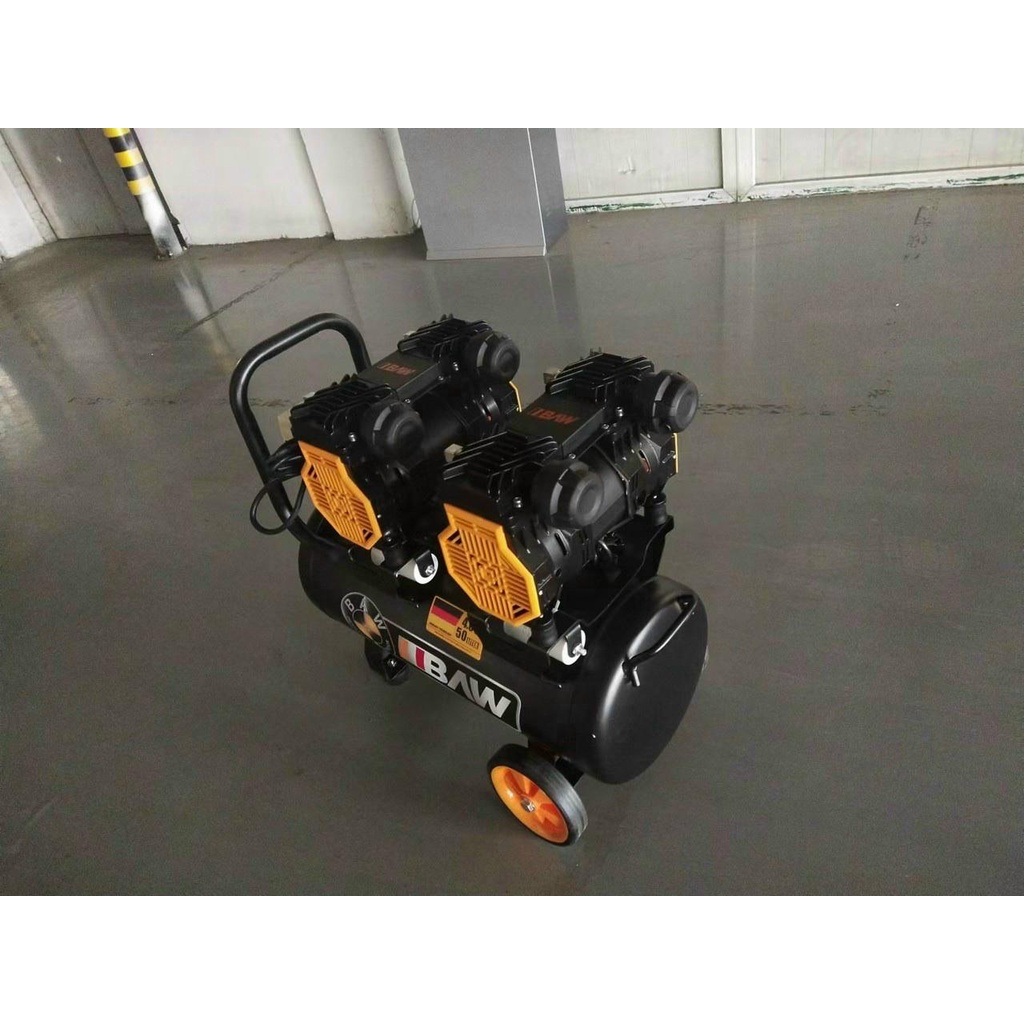 Máy nén khí BAW 50 lít không dầu 4HP, mô tơ dây đồng, BAW-AC50L