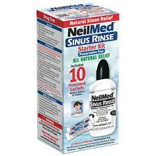 Bình Rửa Mũi Neilmed Sinus Rinse Starter Kit Giảm Và Ngừa Viêm Mũi, Viêm Xoang Bình Rửa Mũi Neilmed Sinus Rinse Starter