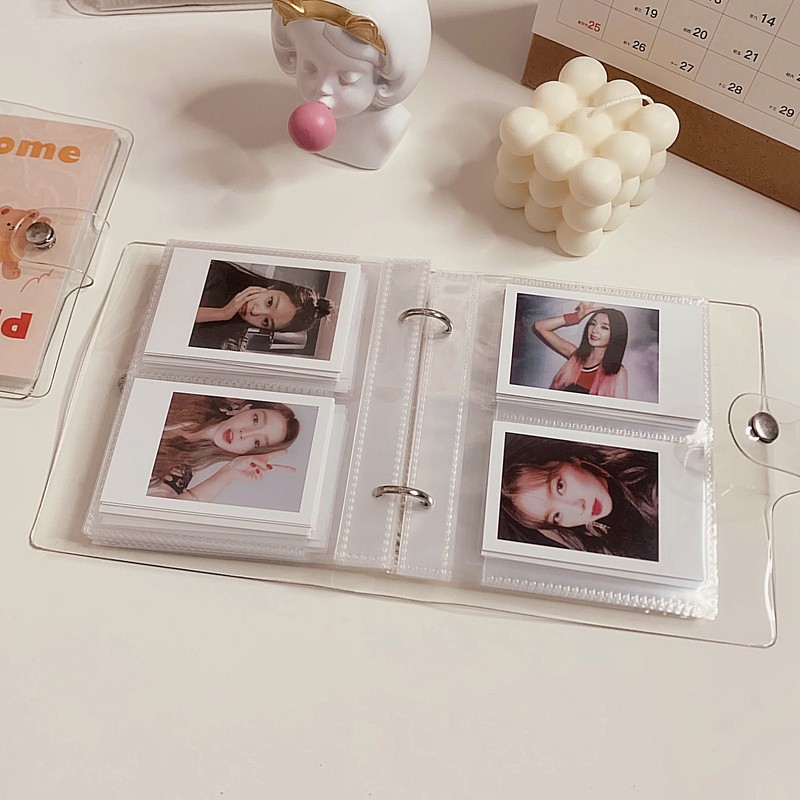 Sổ Còng Binder Vuông 2 Ô Đựng Card Kpop Idol Đáng Yêu (Bán Vỏ Lẻ)