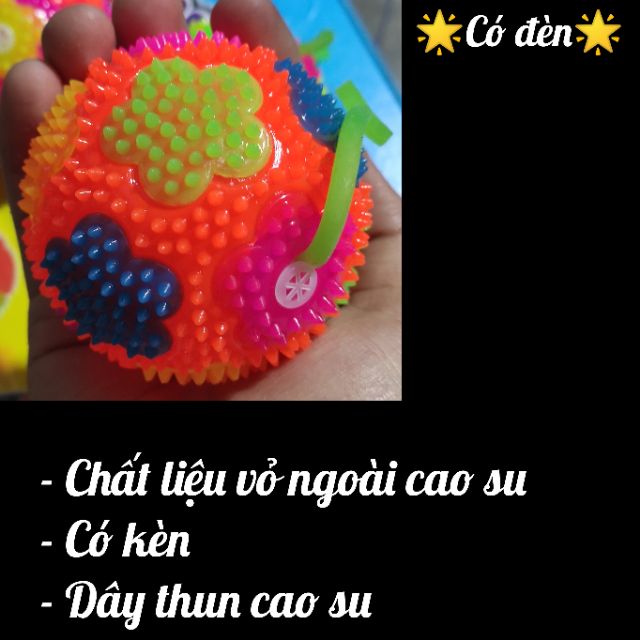 Đồ chơi bóng cao su có đèn có kèn