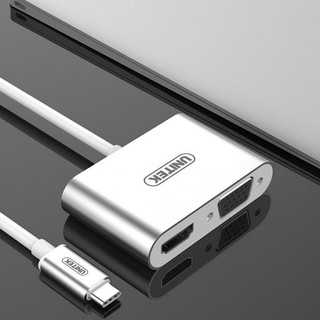 CÁP TYPE-C to HDMI + VGA UNITEK V1126A