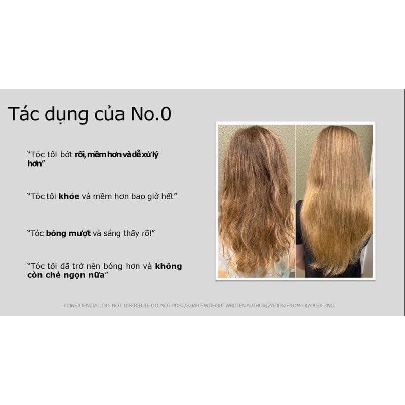 Siêu phẩm 2021 Olaplex No0 phục hồi cho tóc yếu, nhũn nát tại nhà. Kết hợp cùng No3 tăng 68%.