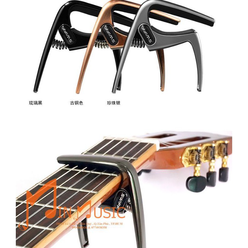 Capo đàn guitar dây sắt /nilong