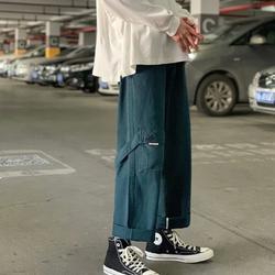 Quần dài ống rộng phong cách retro thời trang mùa hè cho nam