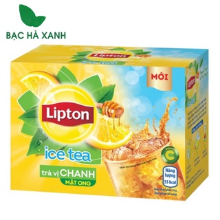 Trà chanh / đào hòa tan lipton icetea hộp 14gr x 16gói
