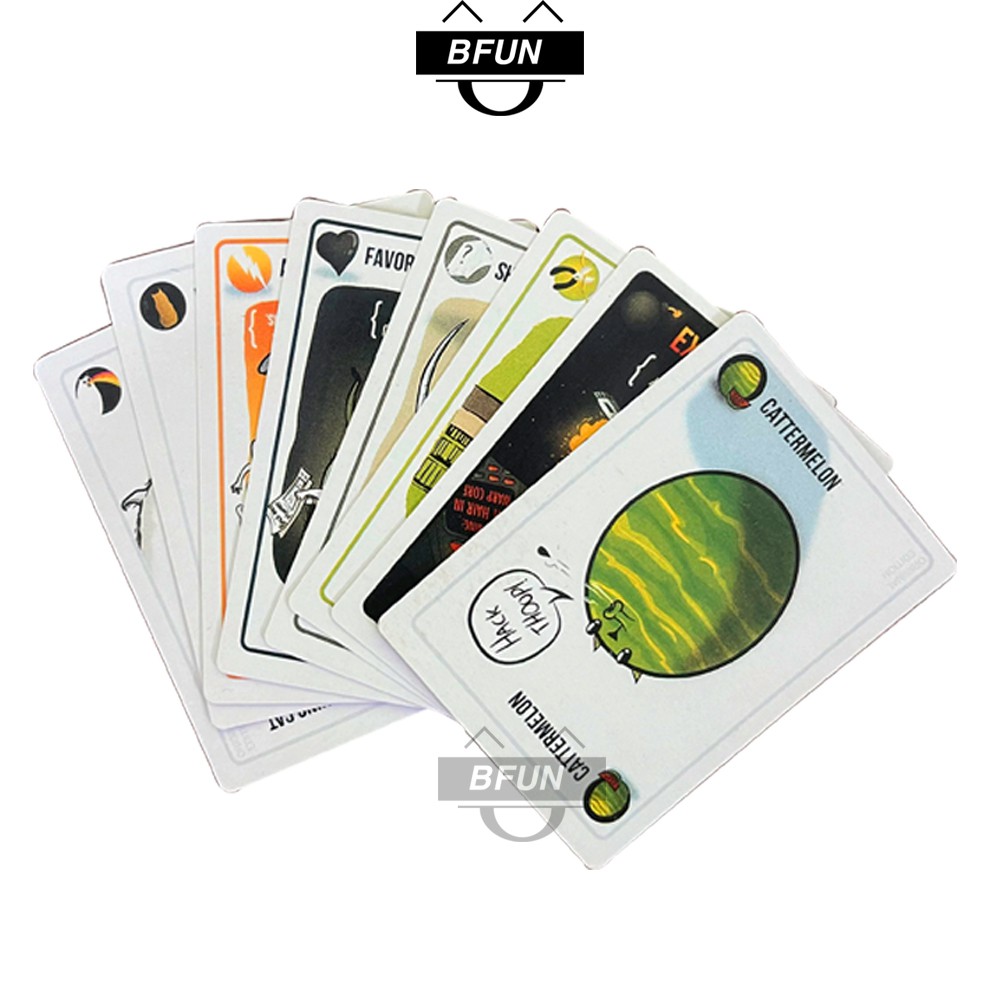 Bộ Bài Mèo Nổ Exploding kittens (56 Lá) - Đồ Chơi Trẻ Em BFUN