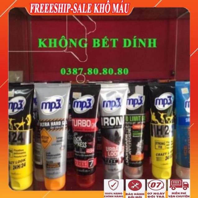 [ Chính Hãng - CAO CẤP ] Keo vuốt tóc nam tạo phồng giữ nếp cao cấp/ Gel vuốt tóc MP3 pháp không bết dính, giữ nếp 24h