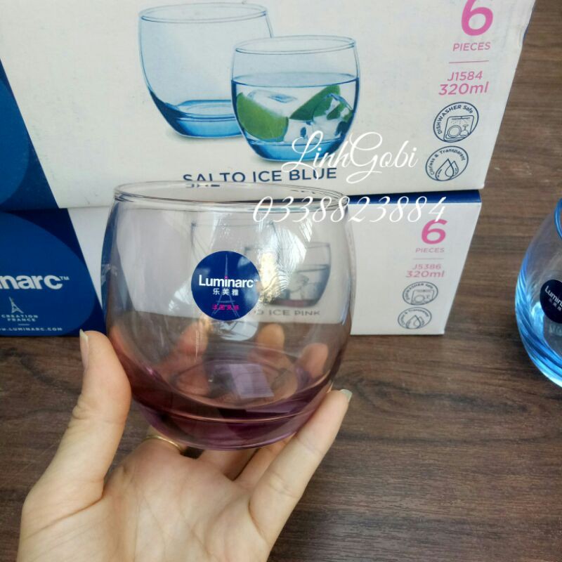 Cốc thủy tinh cao cấp luminarc màu | BigBuy360 - bigbuy360.vn