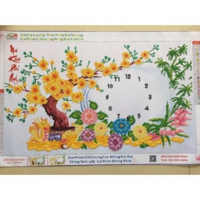 Tranh đá Mai Khai Phú Quý DF304 ( 70 x 45 cm)