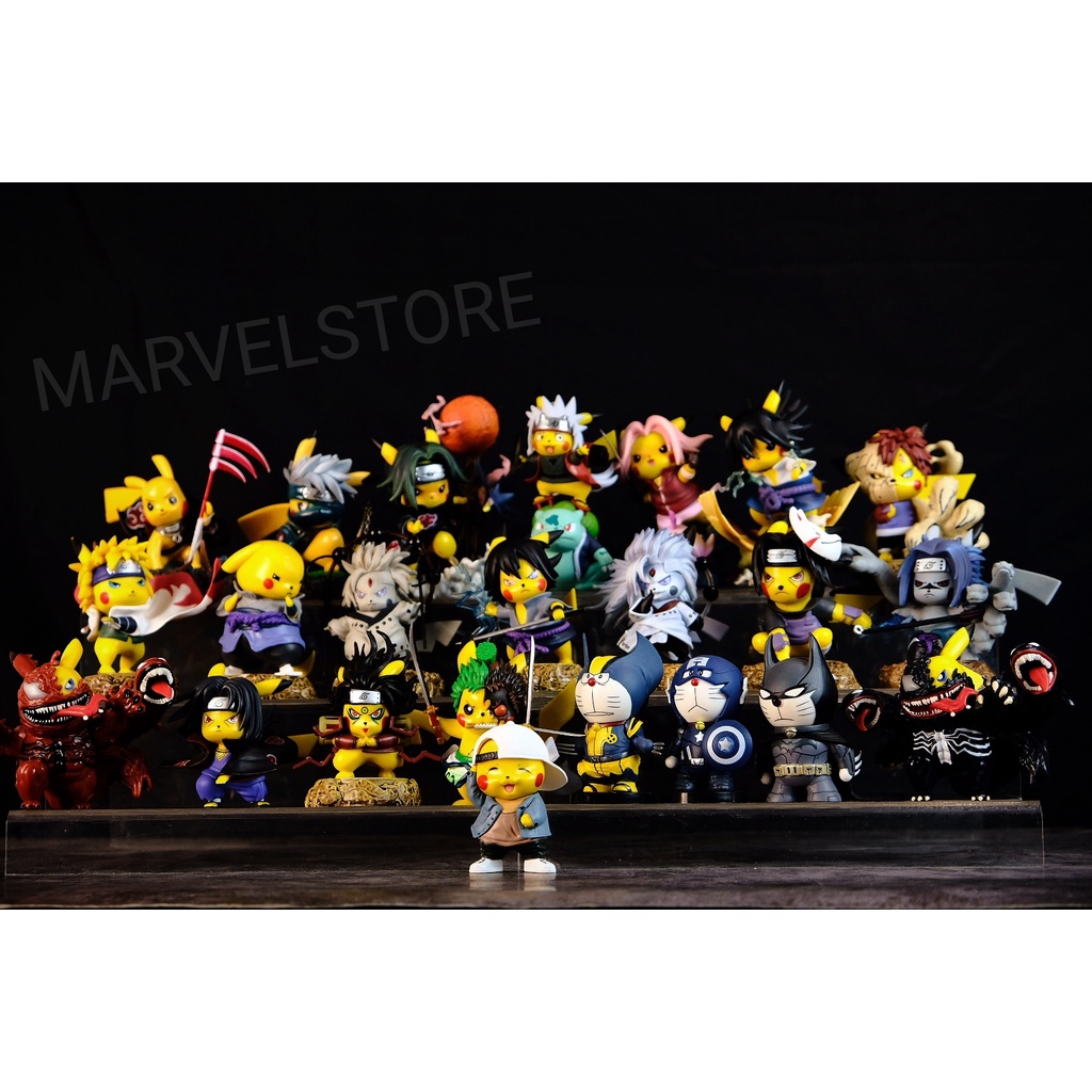 Mô hình Pikachu cosplay Hidan Naruto Akatsuki