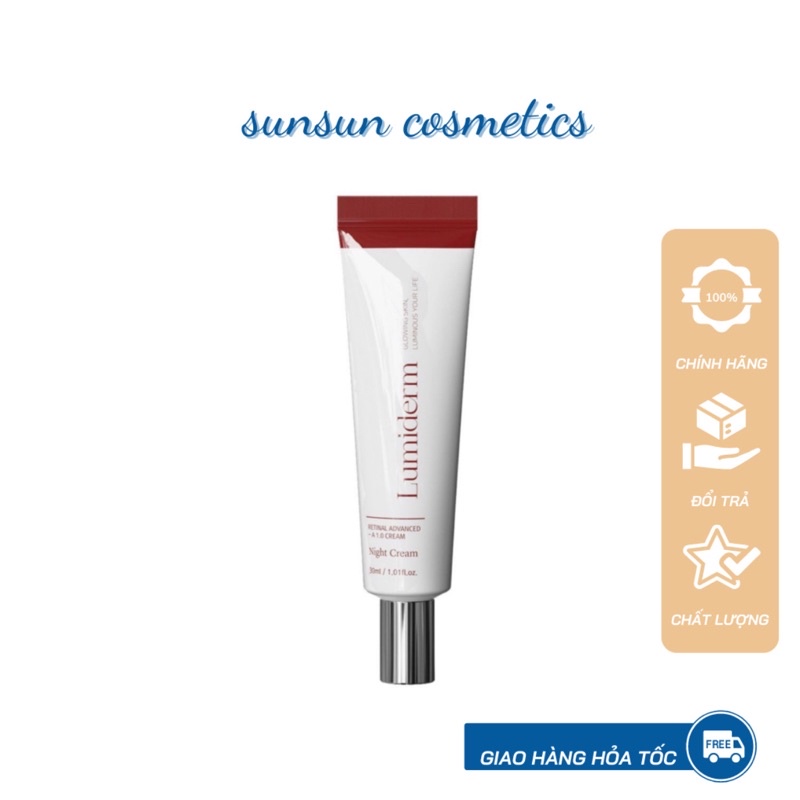 Retinal Lumiderm 1% siêu trẻ hoá da